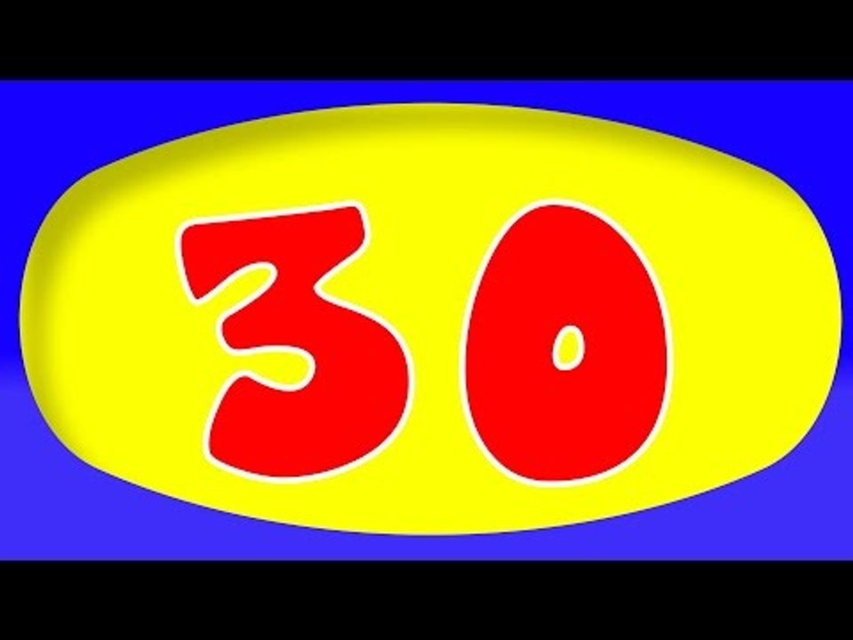 1 to 30 Numbers Song for Kids