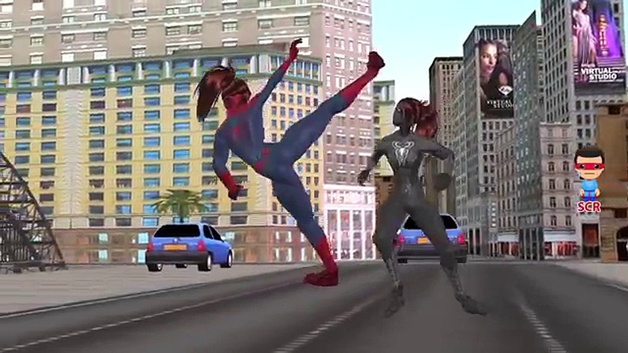 Spiderman vs Black Spiderman Nursery Rhymes For Children | Spiderman Vs Aremold Spiderman