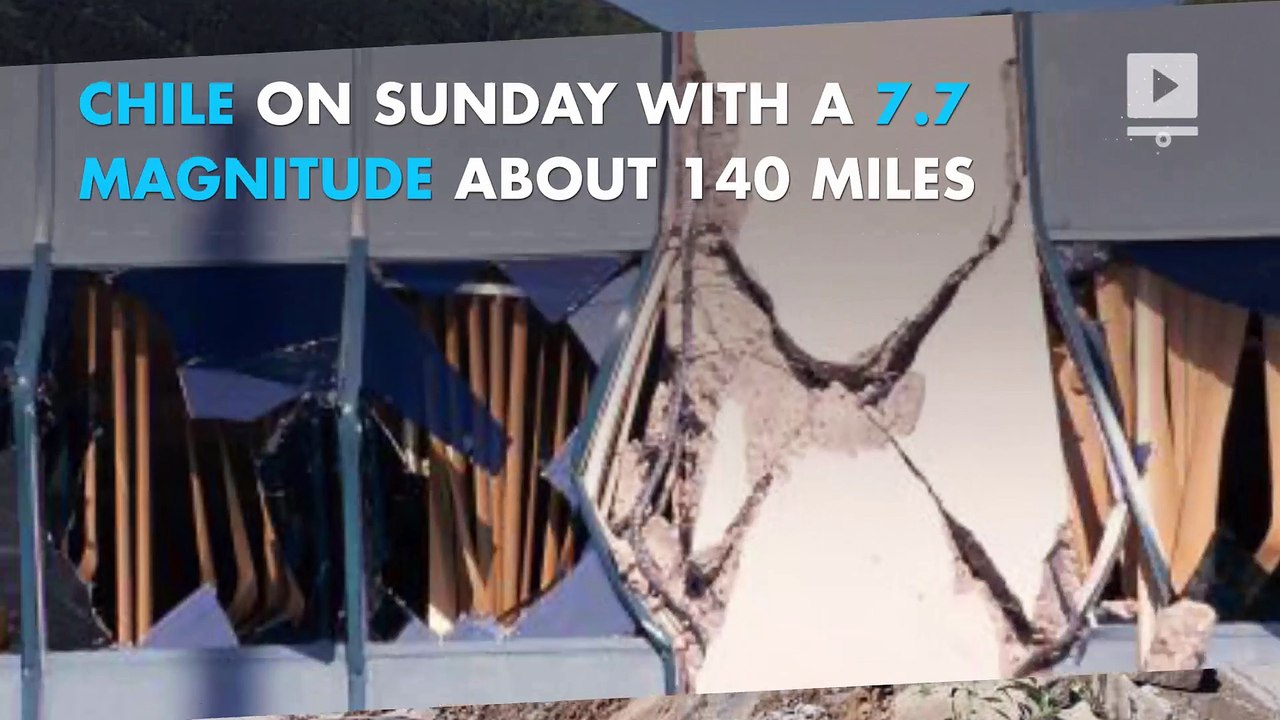 Chile hit by 7.7 magnitude tremor