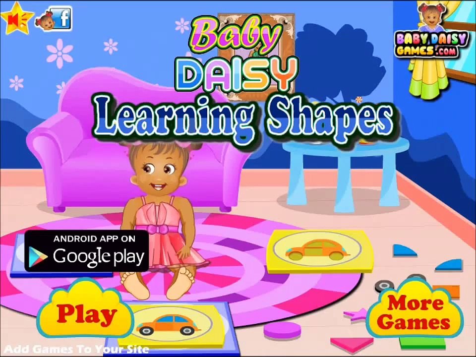 Baby Learning Movie Plays-Baby Daisy Leaning Shapes Game Episode-Leaning Games