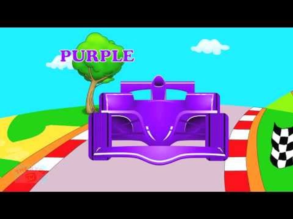 Race Cars Colors | Learn Colors