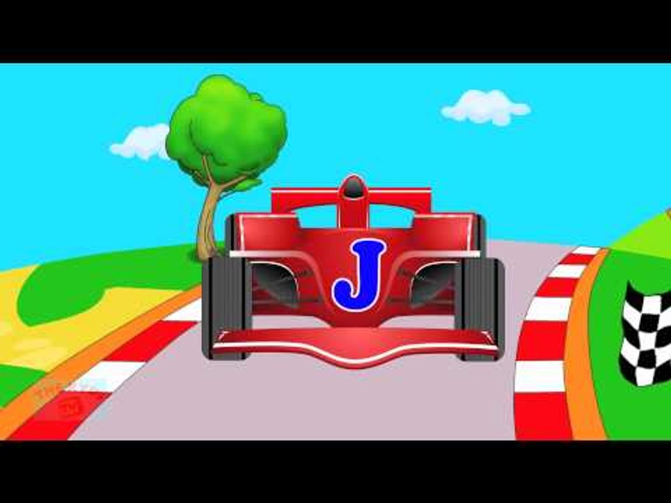 Race Cars Alphabets | Learn Alphabets