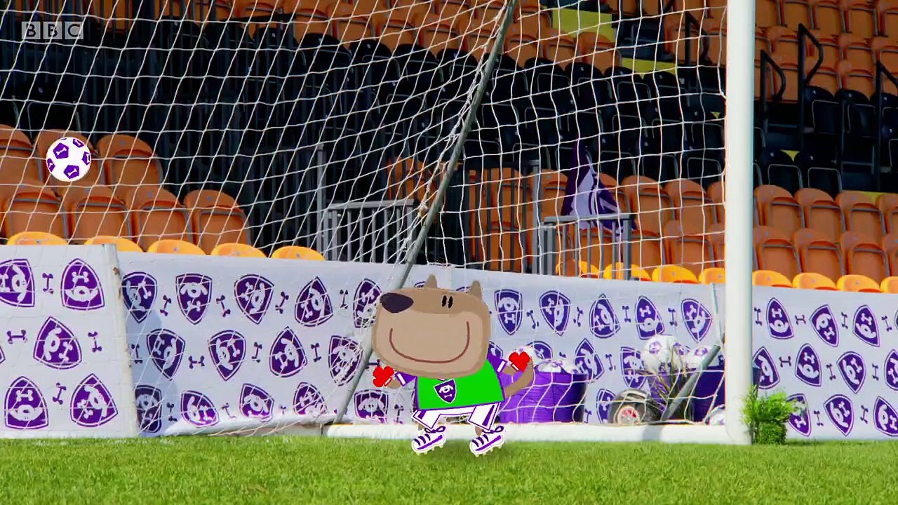 cBeebies Children Cartoon . Footy Pups . s02e12 . Freestyle Football