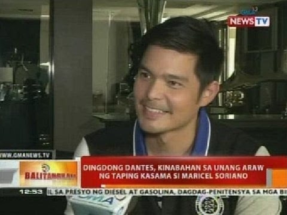 Dingdong Dantes, kinabahan sa unang araw ng taping kasama si Maricel Soriano