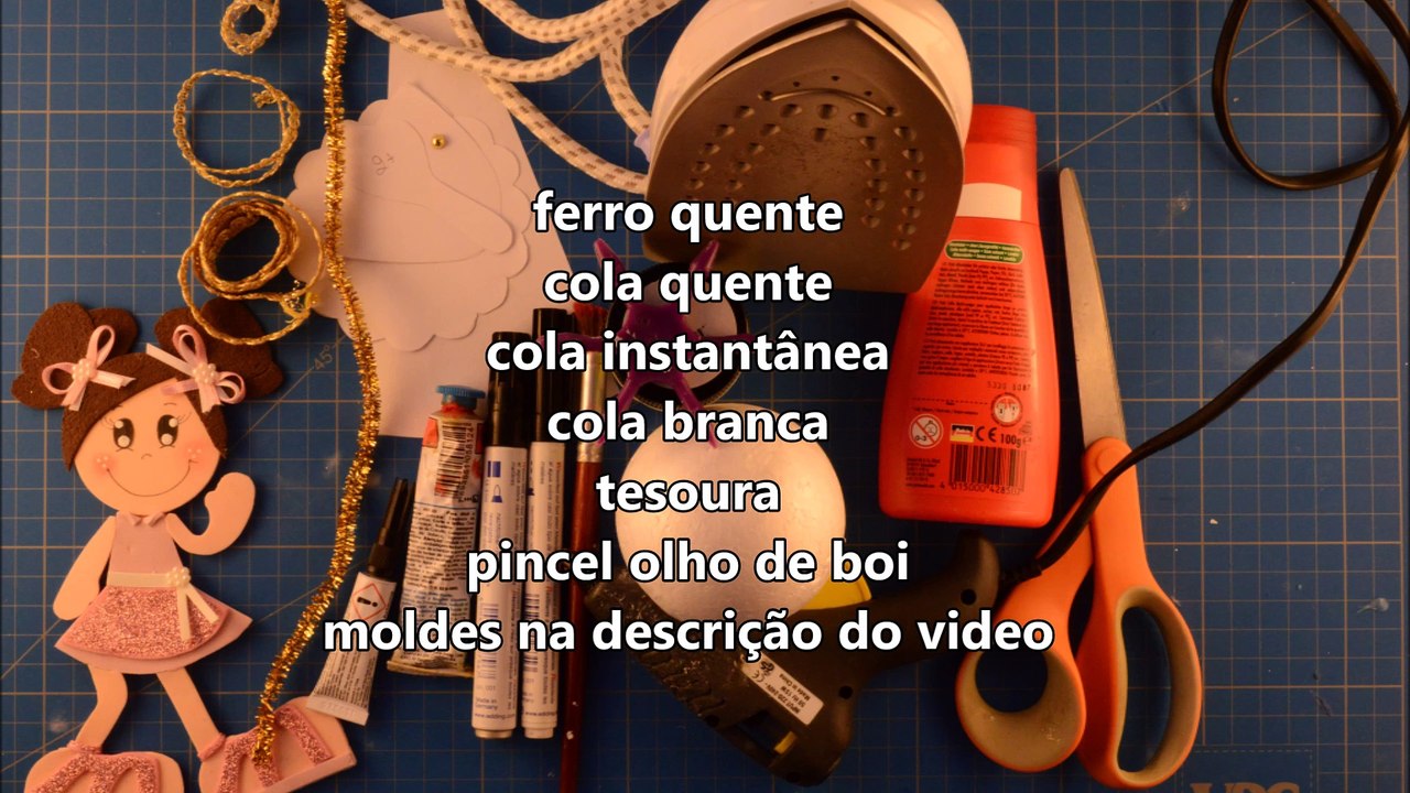 Fofucha anjinha passo a passo