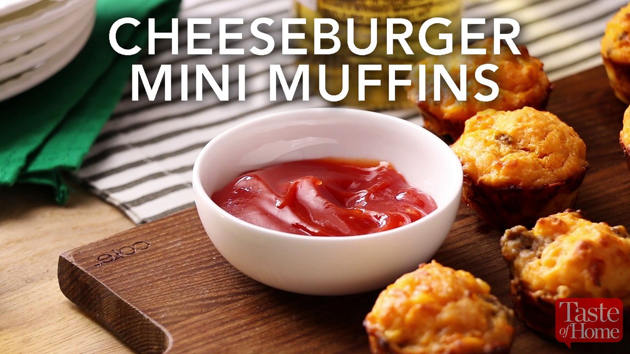 Cheeseburger Mini Muffins