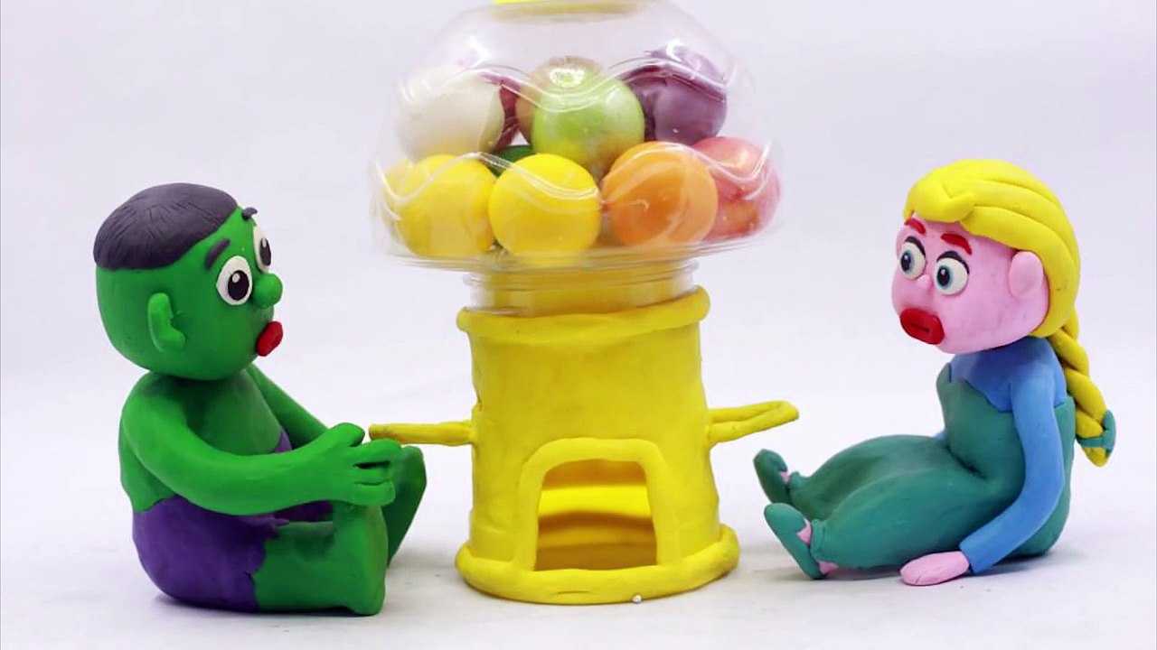Bad Baby Hulk And Elsa Throw Gum Out The Recylce Superhero In Real Life Stop Motion Animation movies-UXTo_rJtKHw