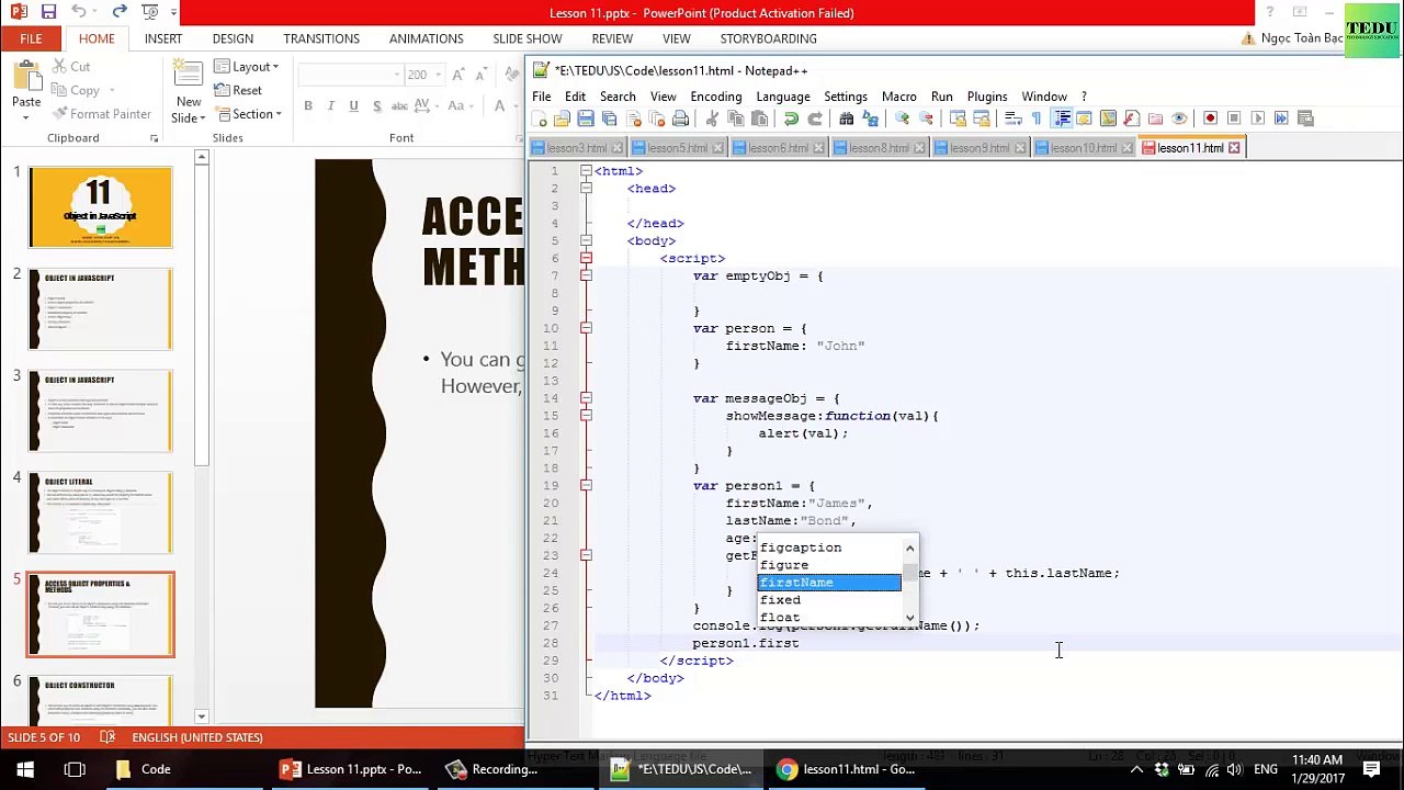 JavaScript căn bản - Bài 11  Object trong JavaScript
