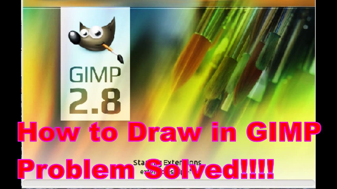 How to Draw in GIMP : Problem Solved!