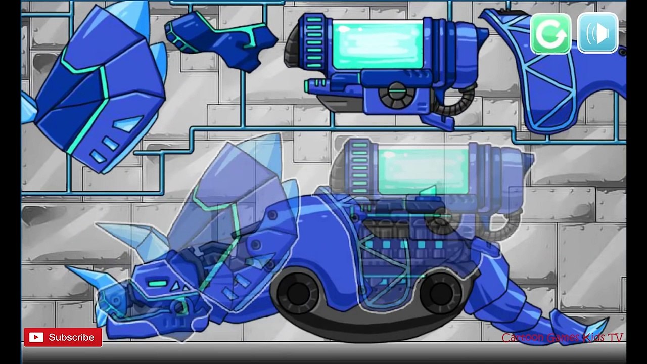 Dino Robot Combine! / Dino Corps / Cartoon Games Kids TV