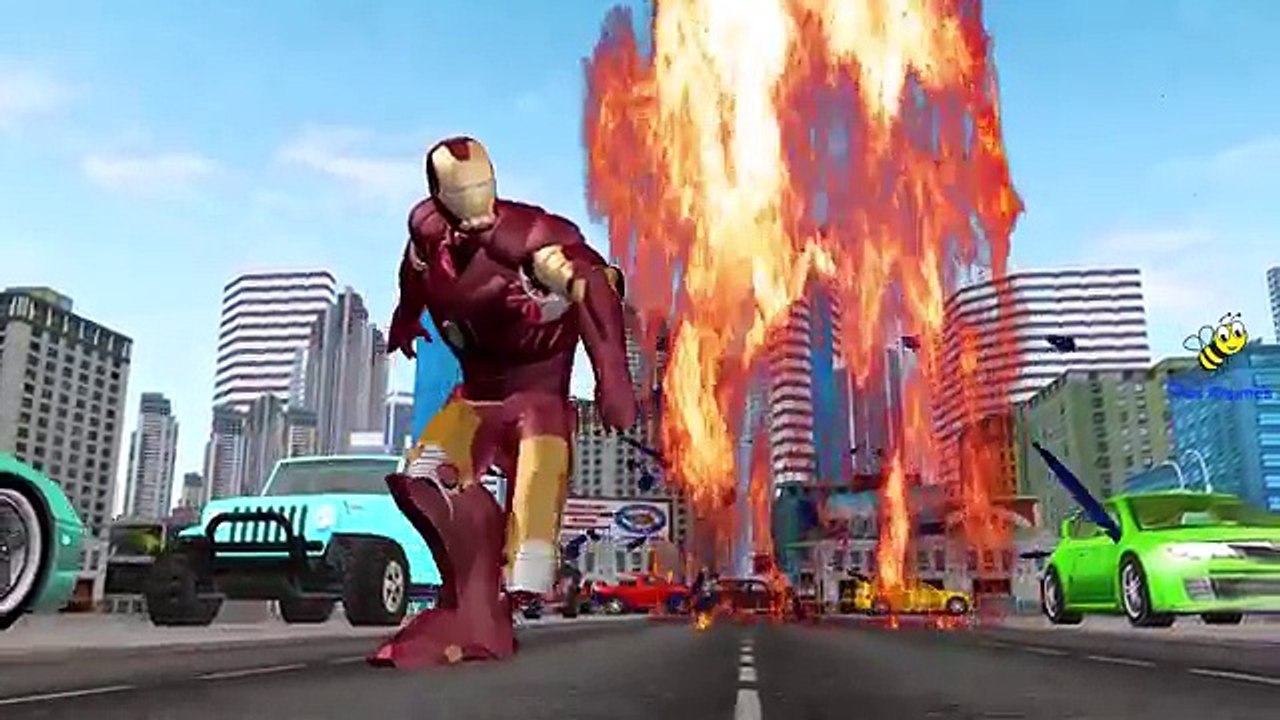 Yellow Ironman Vs Ironman And Ironman Vs Black Ironman Cartoons Singing Finger Family Rhym