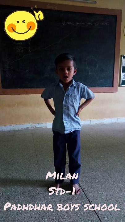 1 to 10 by First Standard Student....