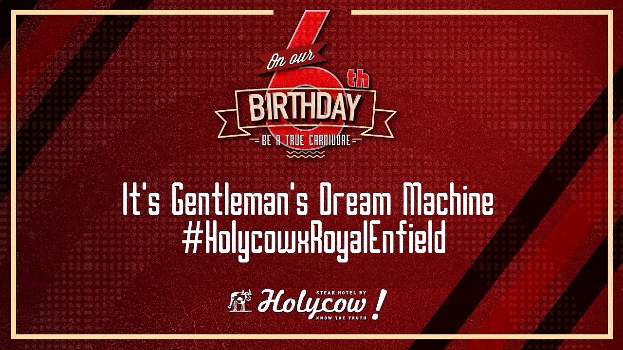 Holycow! Steak Hotel - Royal Enfield