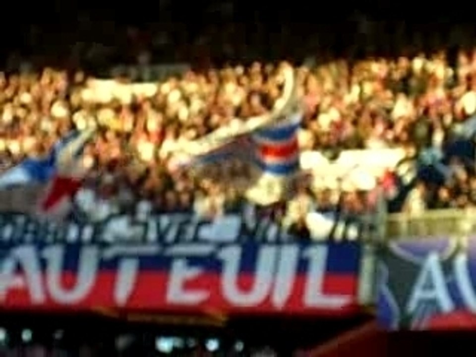 Nous sommes les parisiens! (match contre auxerre)