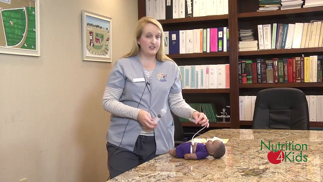 G-Tube Basics-  Importance of Flushing After Feedings or Giving Medicine Through a G-Tube