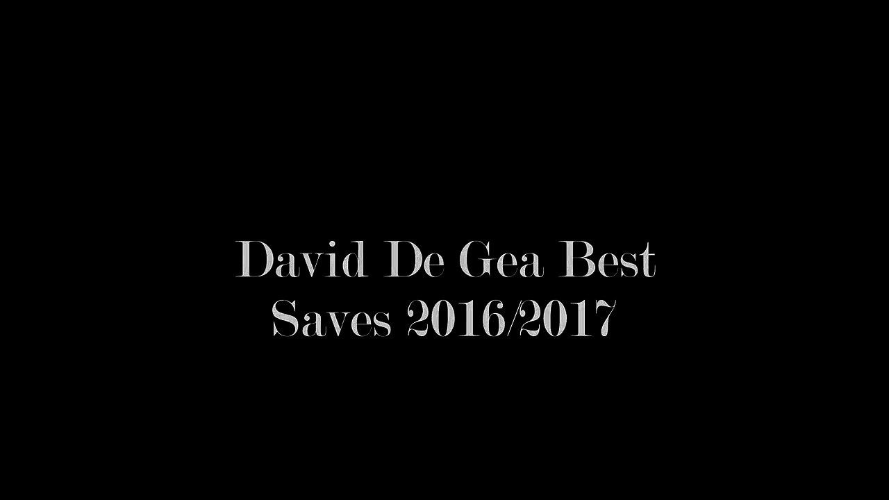 David De Gea Best saves 2016_17 ⚽