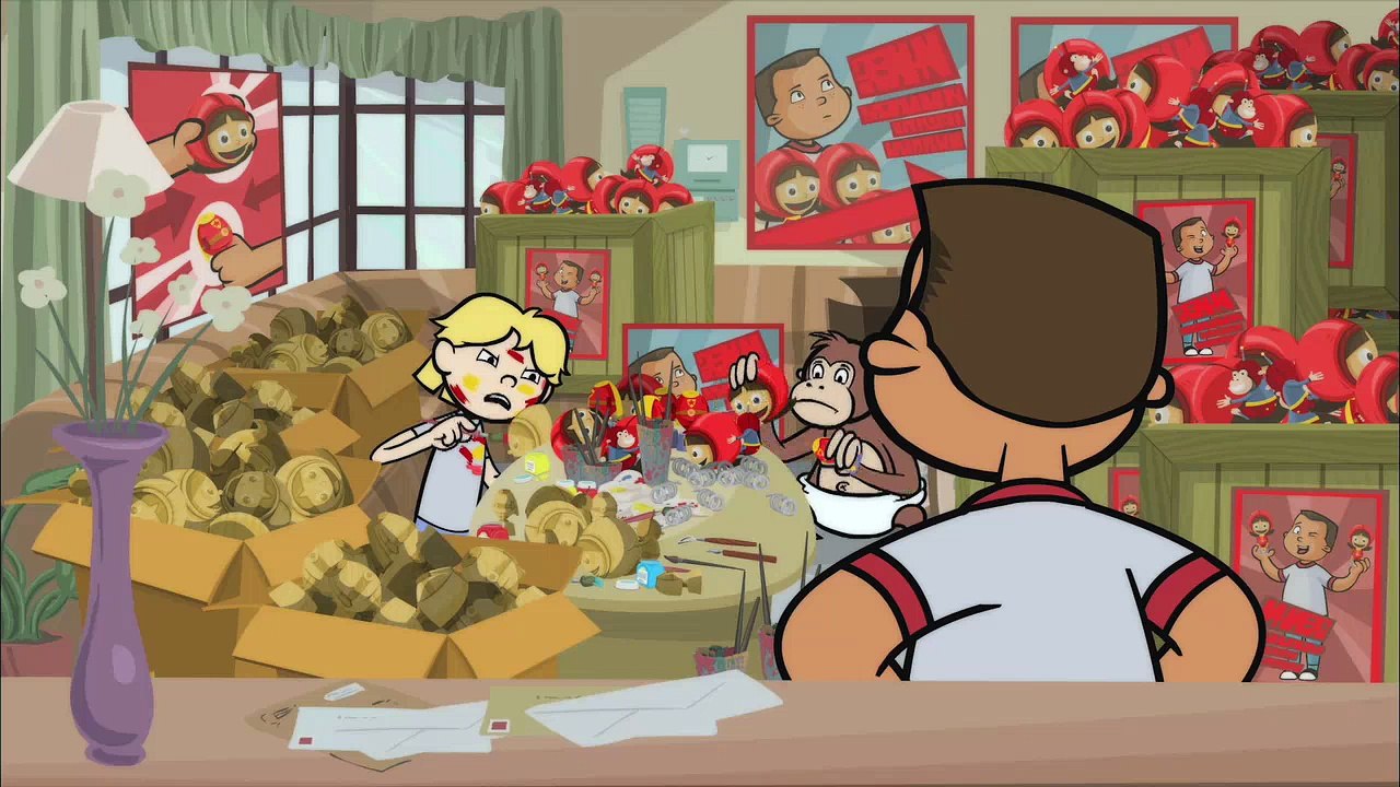 WordGirl S04E06 - WordGirl and Bobbleboy: Crime in the Key of V