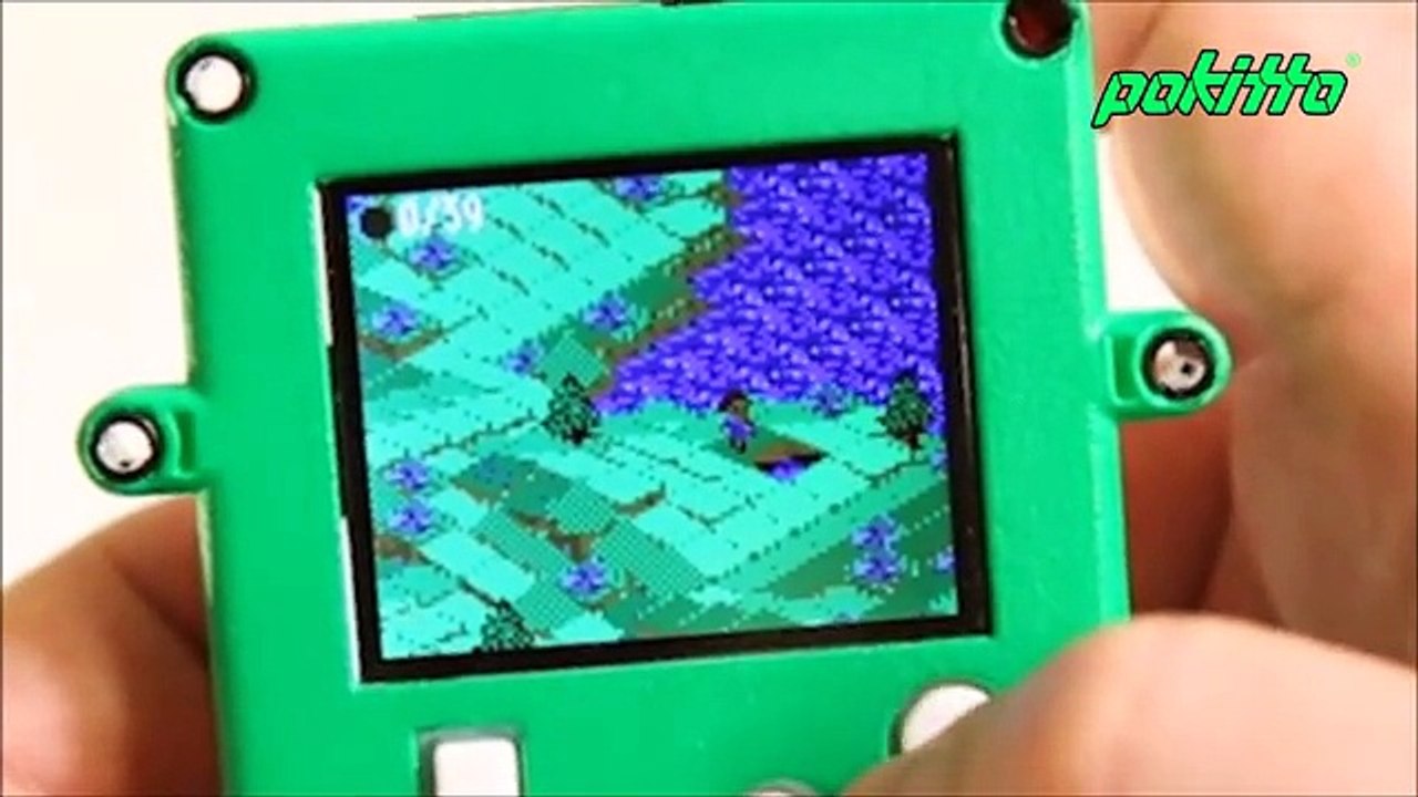 Pokitto, la consola retro portátil para aprender a programar