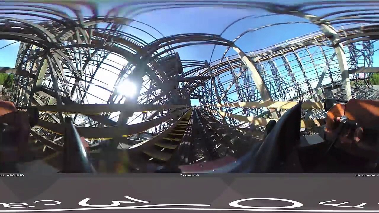 Ghostrider Roller Coaster 360 VR POV Knotts Berry Farm California