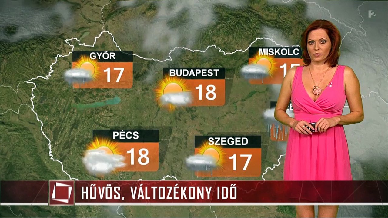 Időjárás-előrejelzés 2013. 09. 19. Tények.hu videó