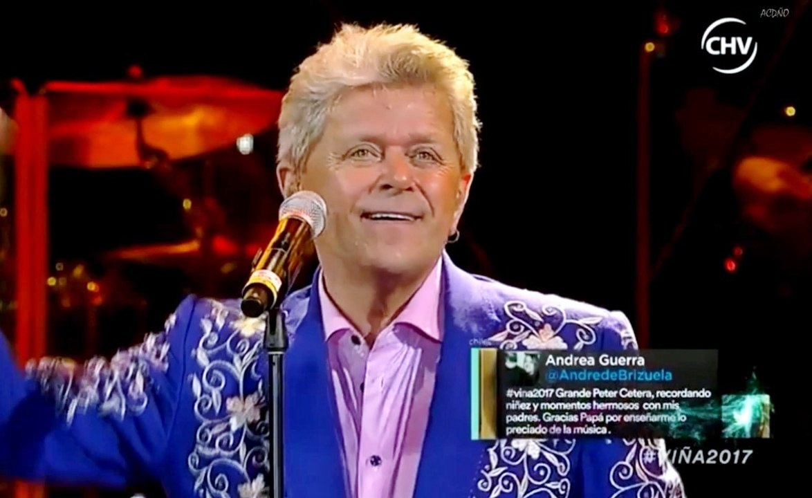 Peter Cetera - Hard to Say I'm Sorry (HQ) Viña Del Mar 2017