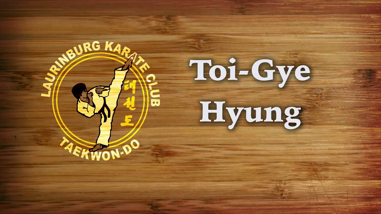 Toi-Gye Hyung, Laurinburg Taekwon-do Club
