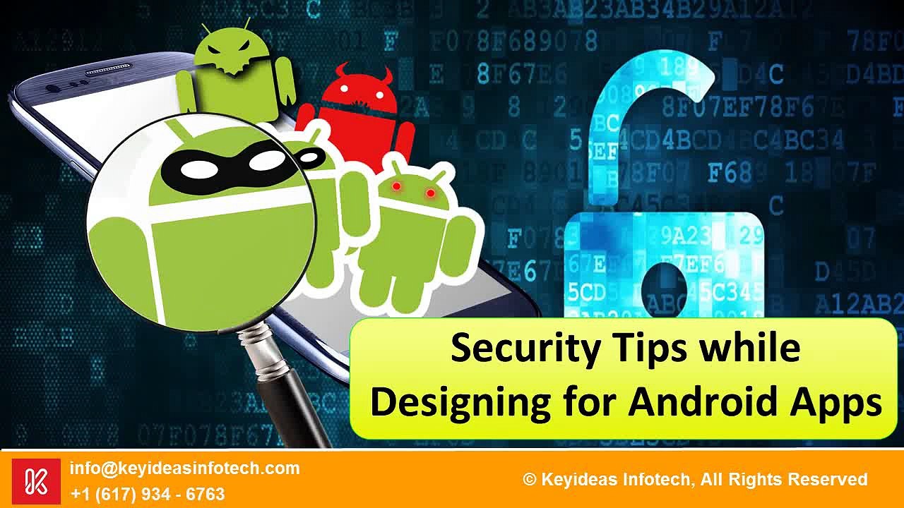 Designing for Android Apps - Security Tips