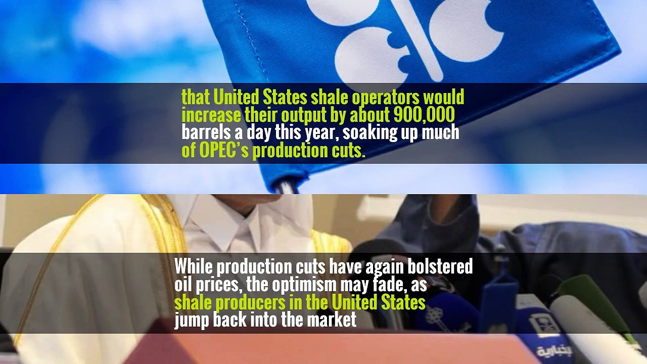 “The higher the price goes, the more shale operators accelerate production, and the more OPEC has to cut,” said Mr. Diwan, who forecast
