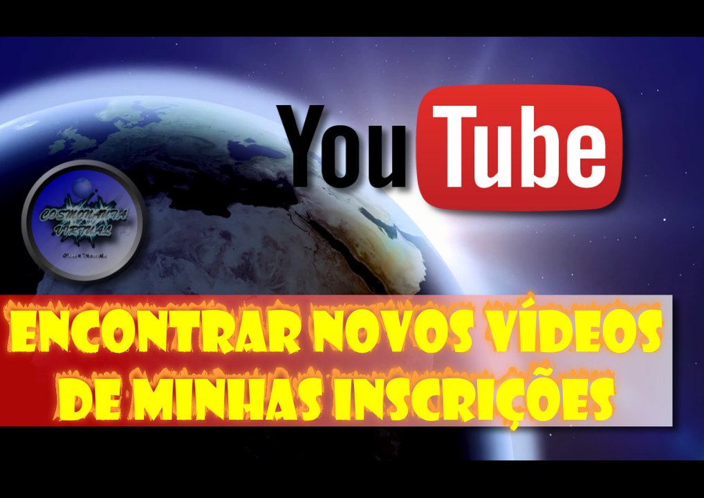 Encontrar vídeos de suas inscrições no Youtube