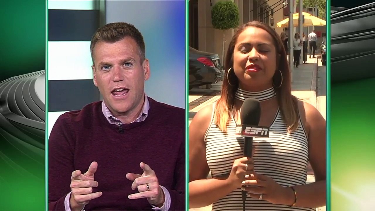 Paul Pogba Pushes ESPN FC Reporter Alexis Nunes Into Pool | ESPN FC