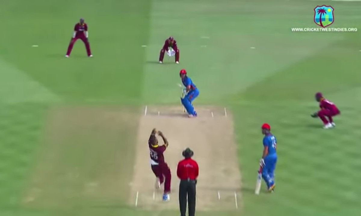 West Indies vs Afghanistan 2nd ODI 1st Innings Short Highlights