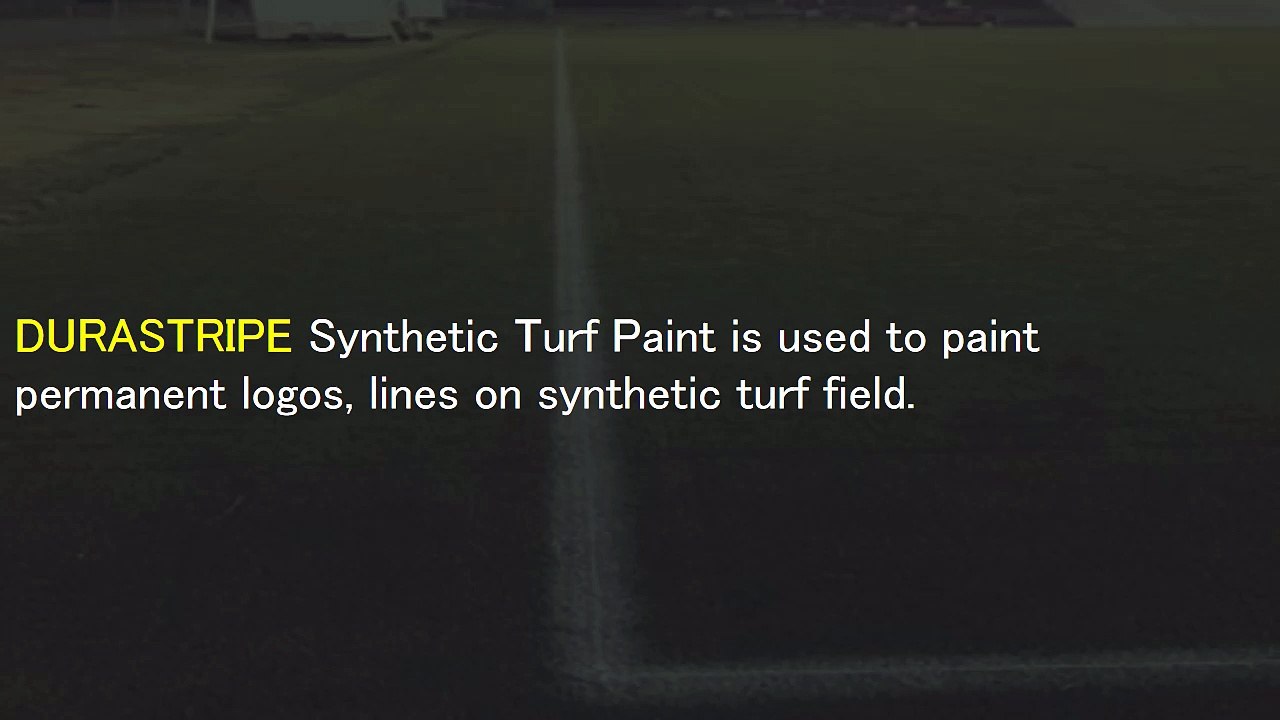 Synthetic turf paint