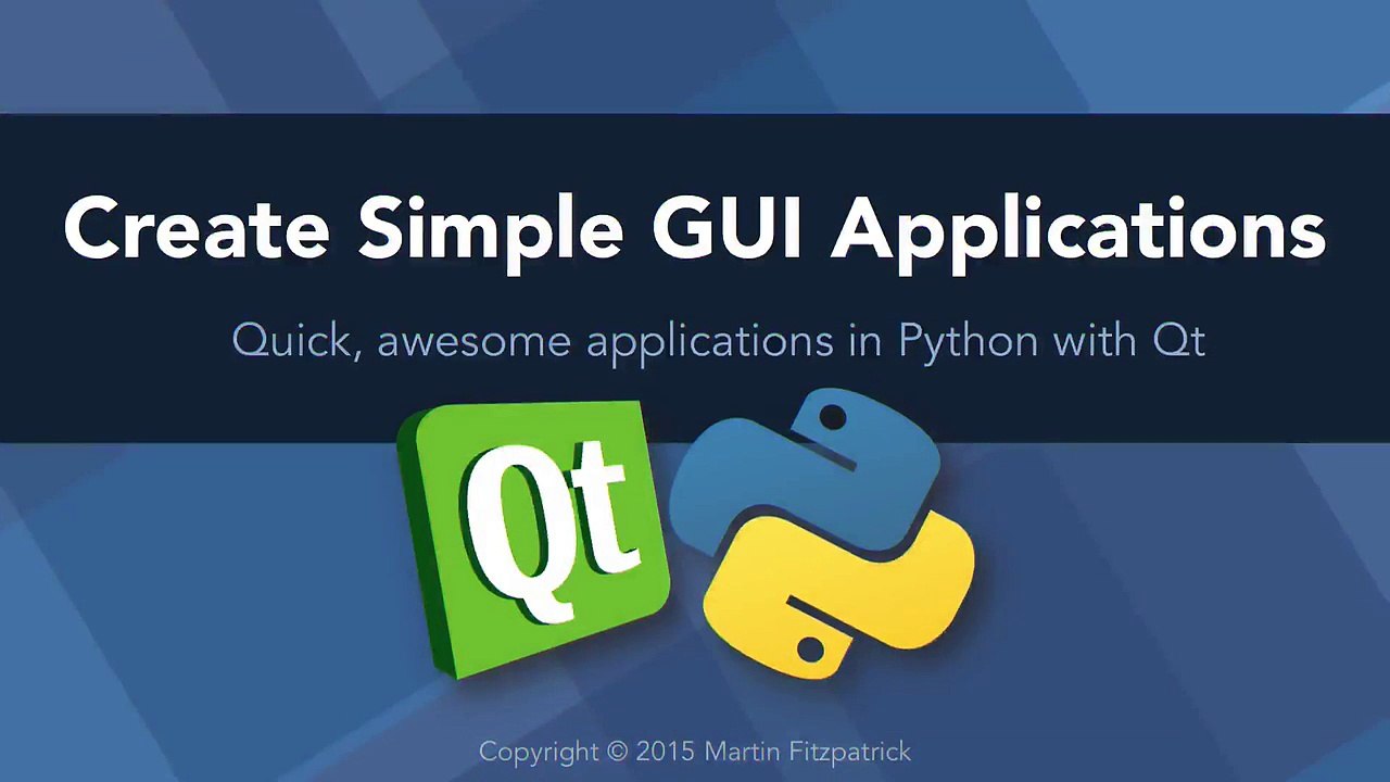 Develop Simple GUI Applications Using Python and Qt