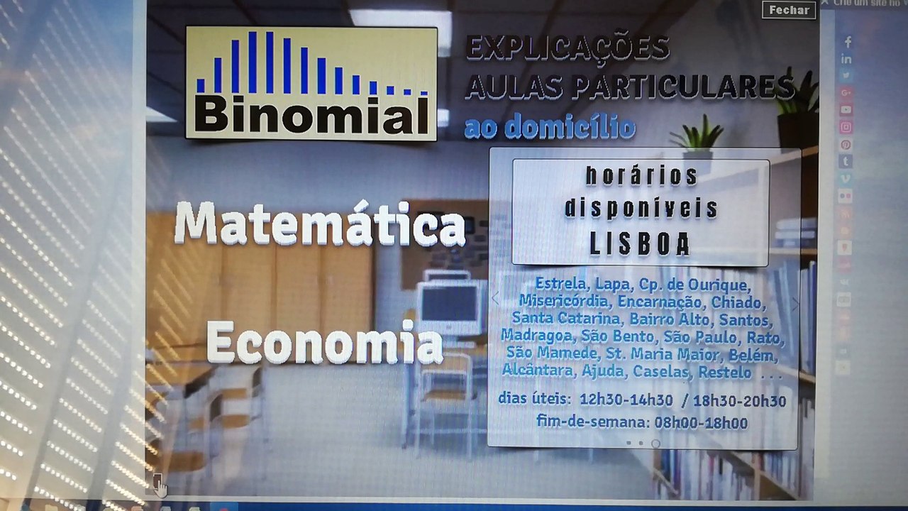 Explicações de Matemática e Economia