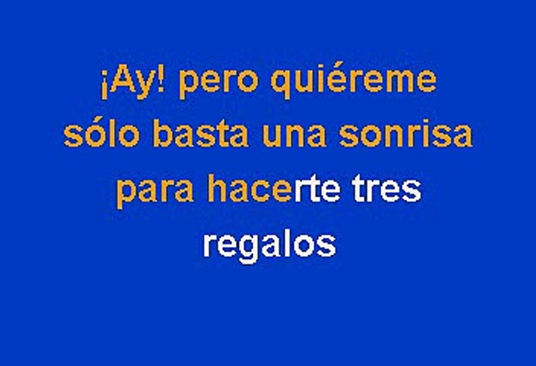 Los Dandys - Tres Regalos (Karaoke)