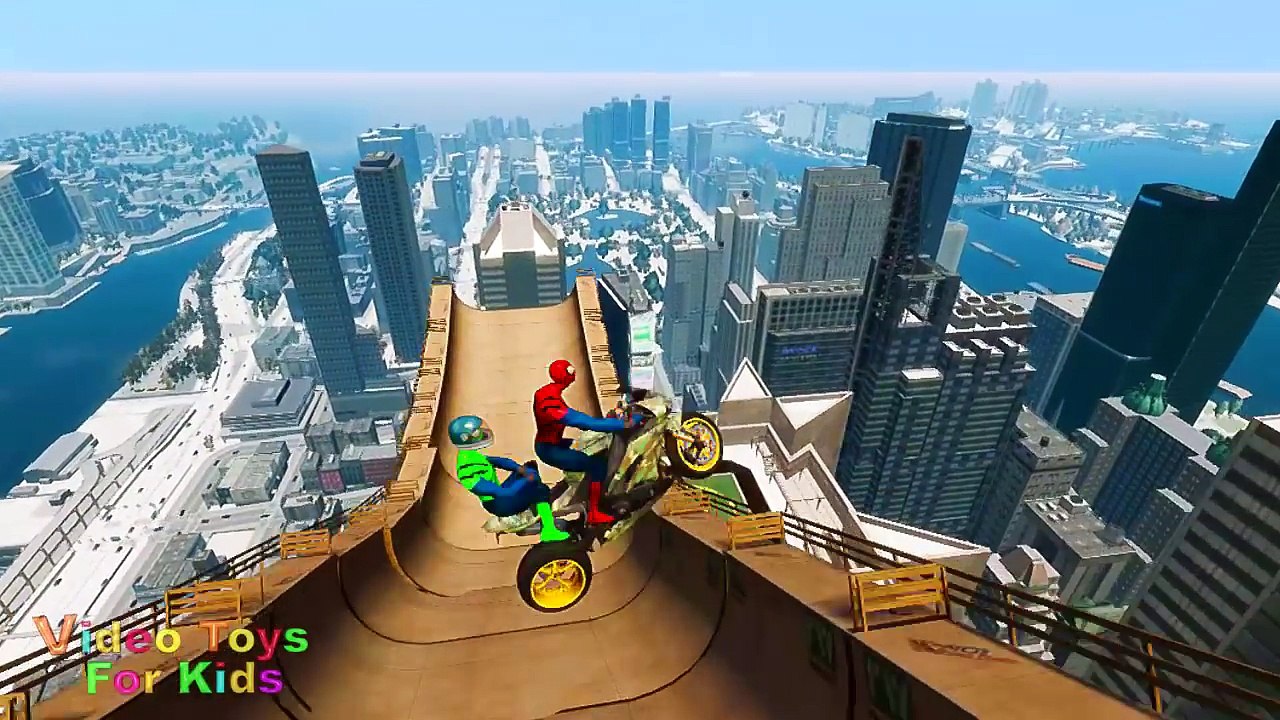 Дети для Дети Дети ... мотоцикл мотоцикл питомник рифмы песни человек-паук