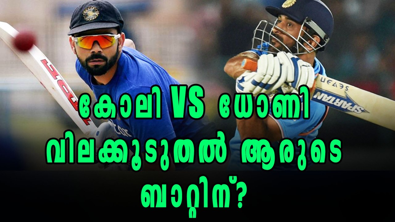 Do You Know The Rate Of Bat Which Is Used By Kohli And Dhoni | Oneindia Malayalam