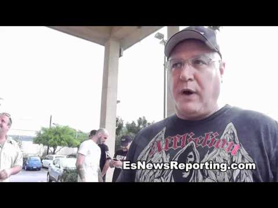 Kelly Pavlik Father mike Pavlik  on Kelly vs Chavez Jr