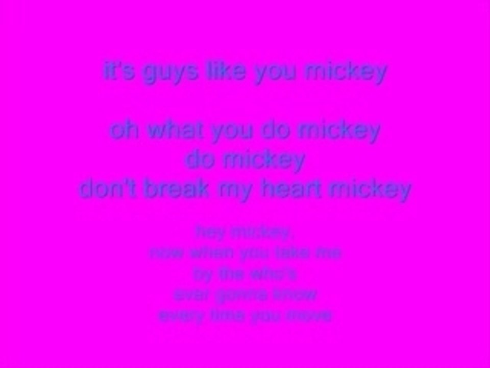 Mickey Lyric video!