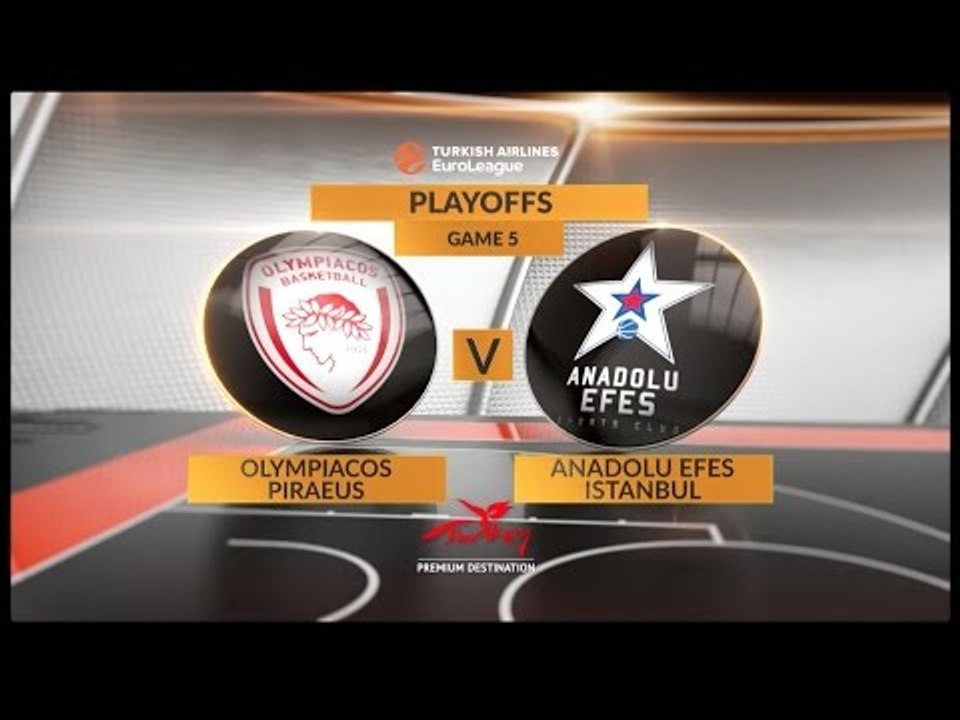 Highlights: Olympiacos Piraeus-Anadolu Efes Istanbul, Game 5