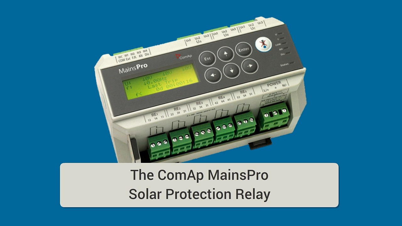 ComAp MainsPro Solar Protection Relay - MainsPro