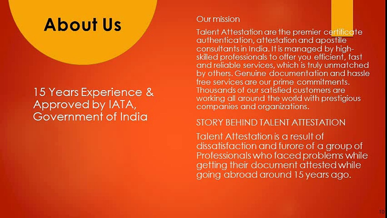 HRD Attestation, Certificate Attestation Services Agency India -Talent Overseas