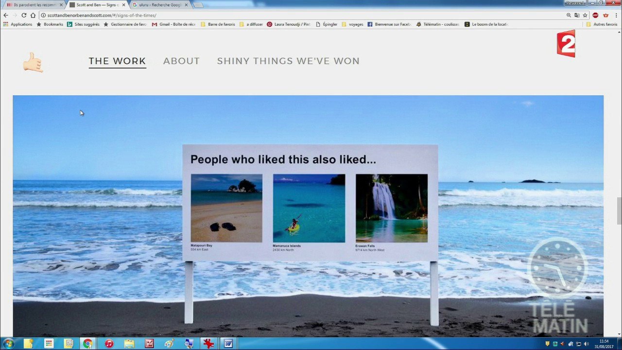 Des artistes parodient les algorithmes