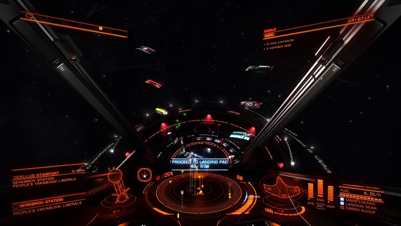 Elite Dangerous,  Elite landing....