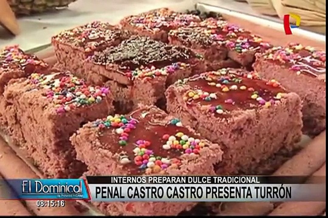 Penal Castro Castro presenta su turrón ‘El Moradito’