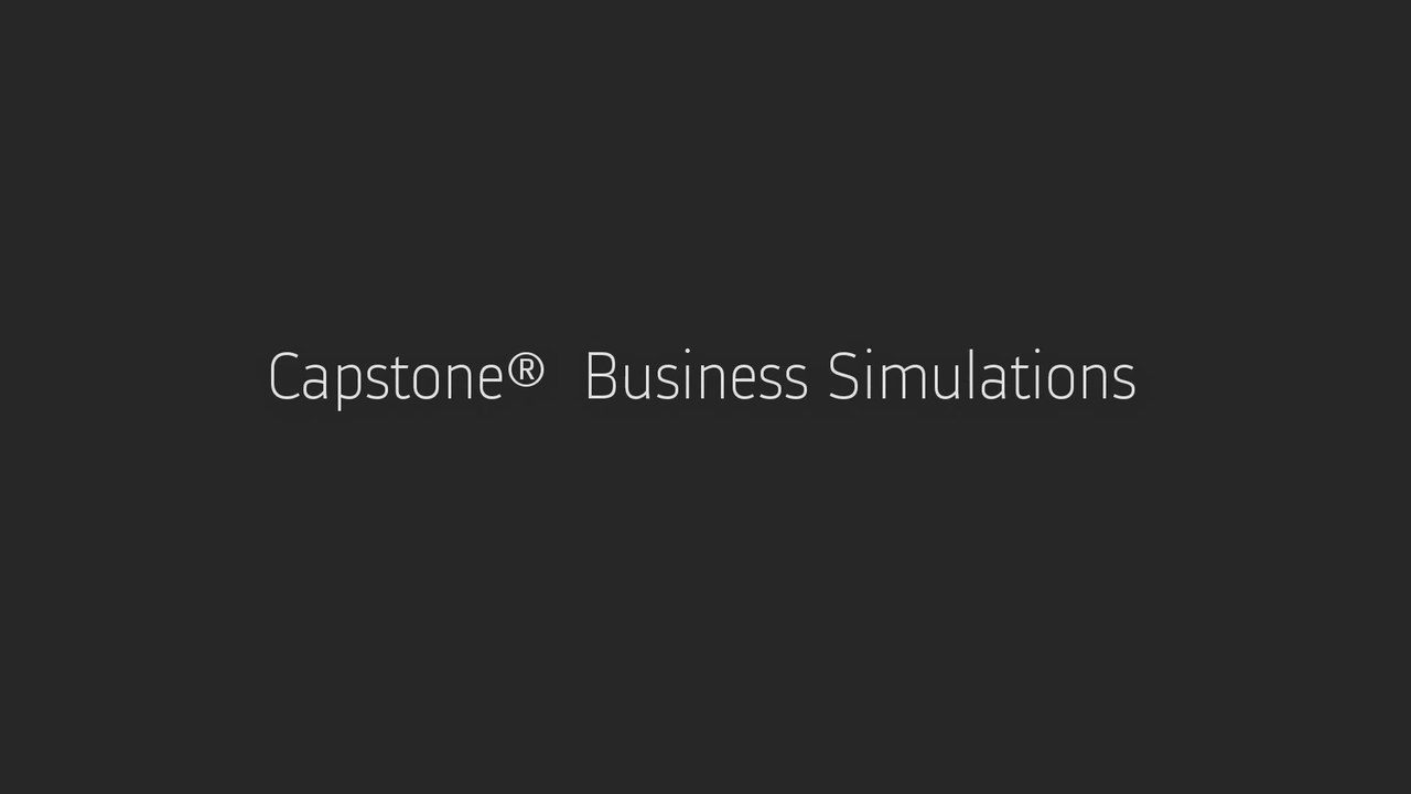 Capstone Business Simulation training