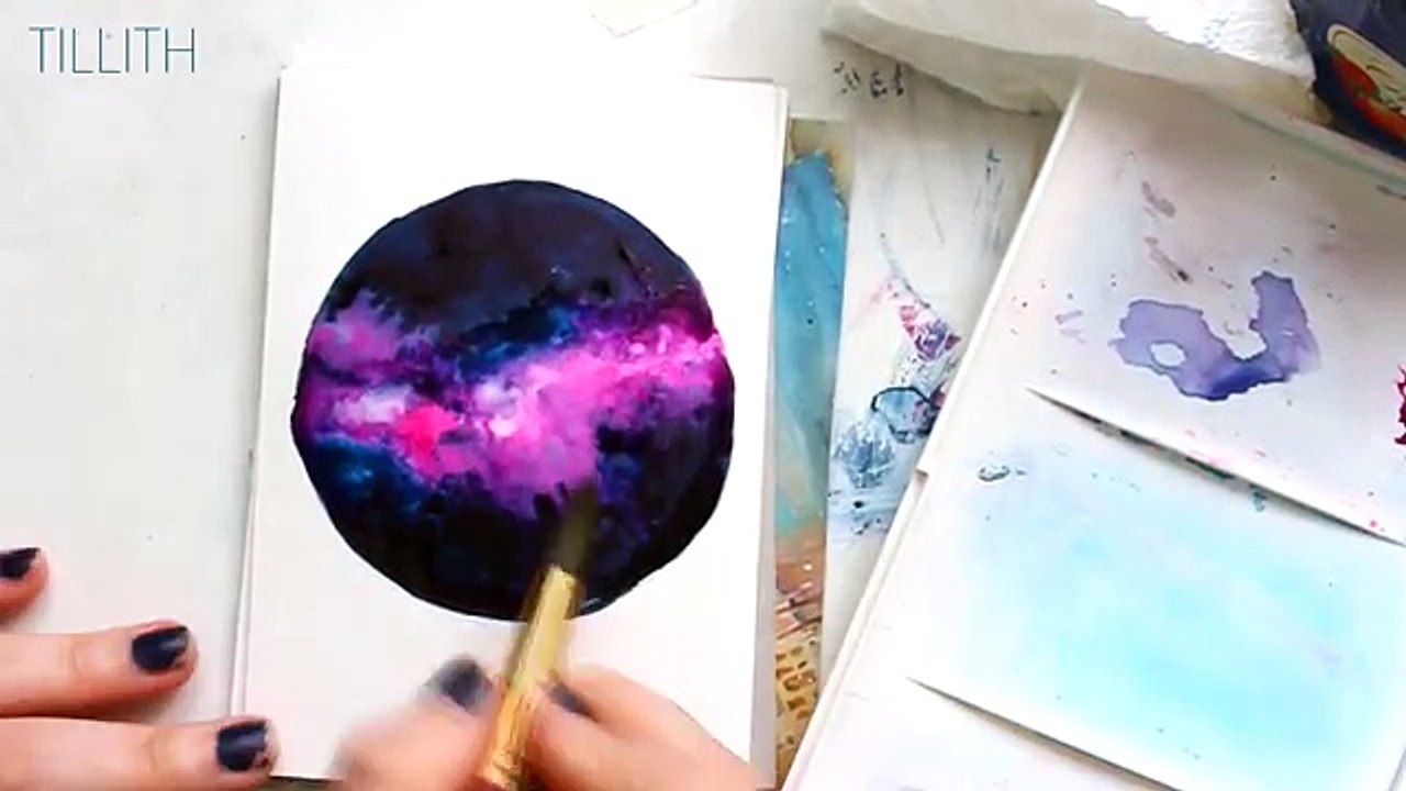 [TINY NEBULA] Watercolor Painting