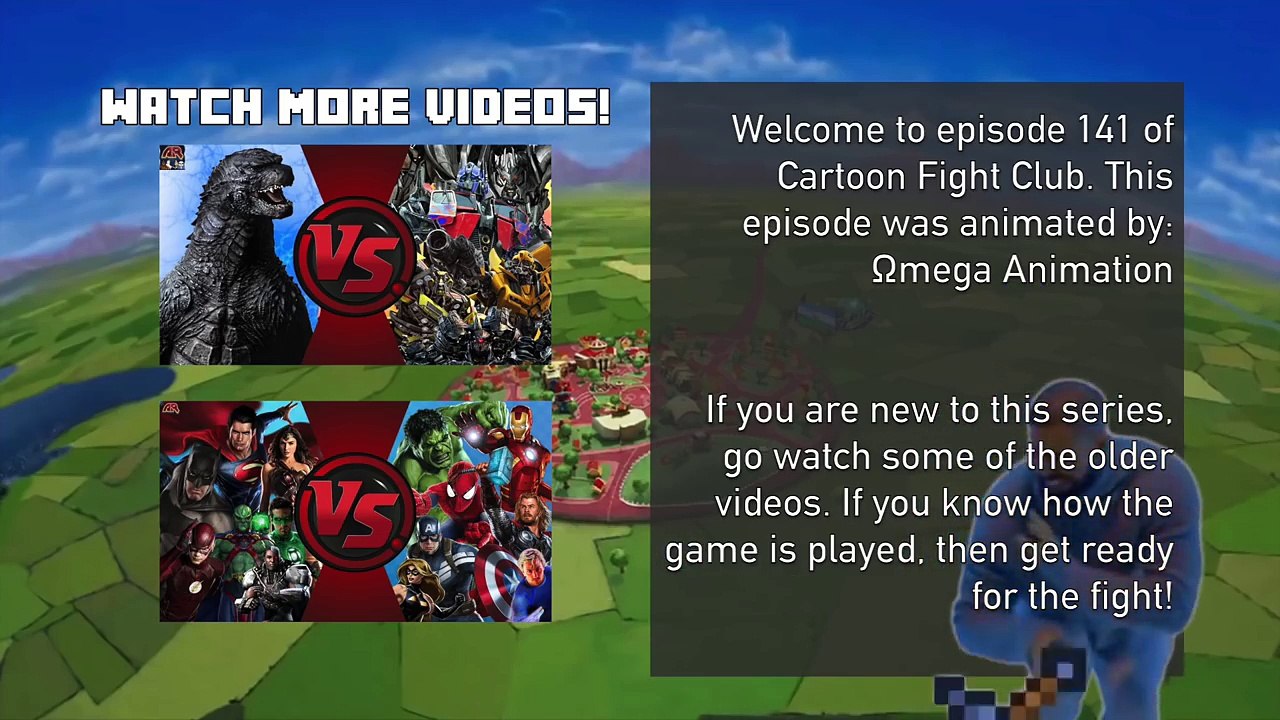 GODZILLA vs BARNEY.EXE! (Godzilla vs Creepypasta) Cartoon Fight Club Episode 141