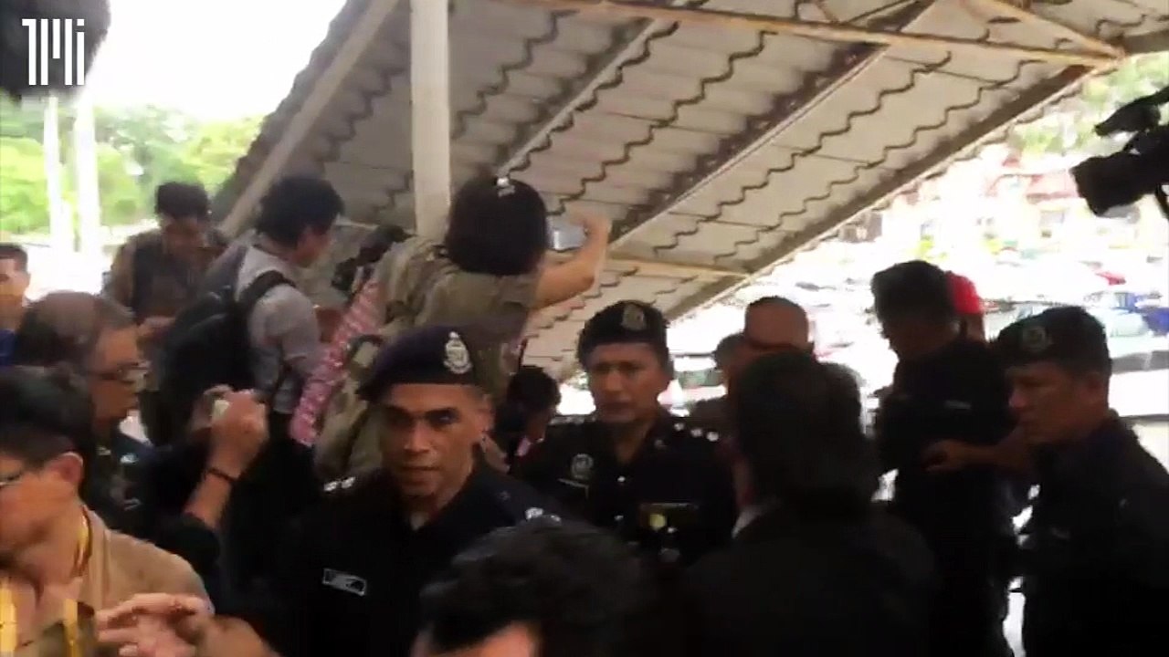 Shafie Afdal enters the courtroom for his remand hearing