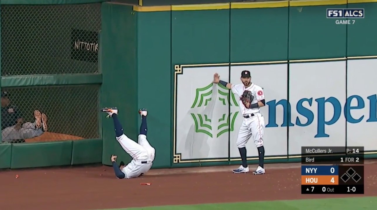 George Springer with amazing catch over his teammate vs New York Yankees!